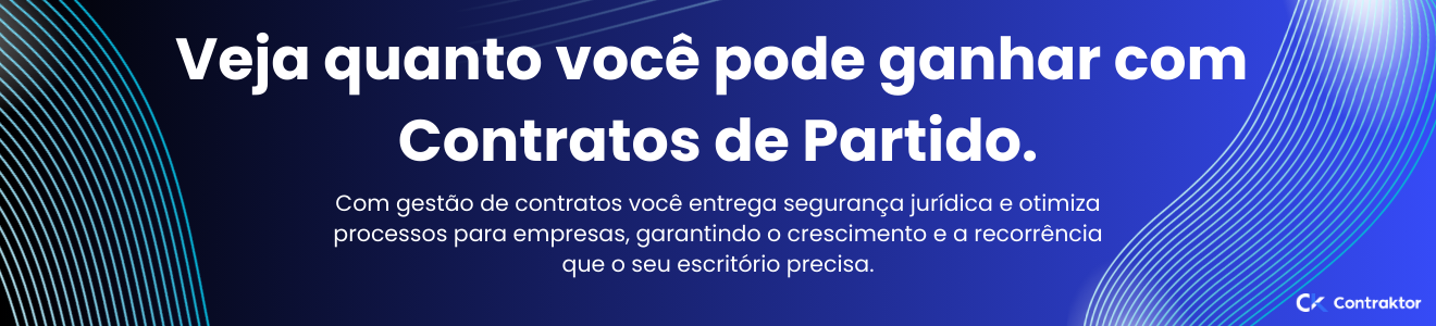 Veja quanto você pode ganhar com Contratos de Partido